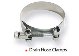 6" DRAIN HOSE CLAMPS